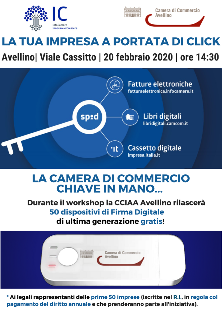 Workshop sui servizi digitali ad Avellino