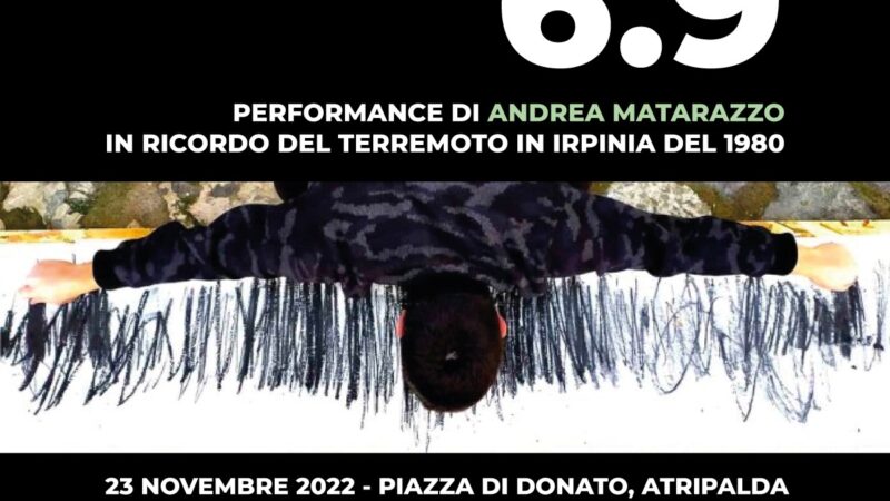 "6.9"è la performance artistica di Andrea Matarazzo